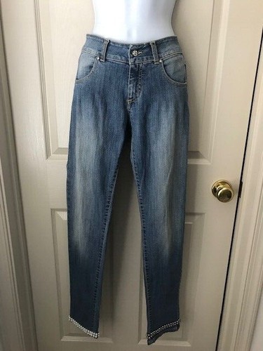 Jeans donna denim blu
