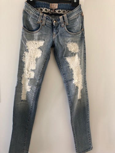 Met jeans swarowski nuovo - met, 27