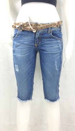 Jeans pinocchietto bermuda - jeans,